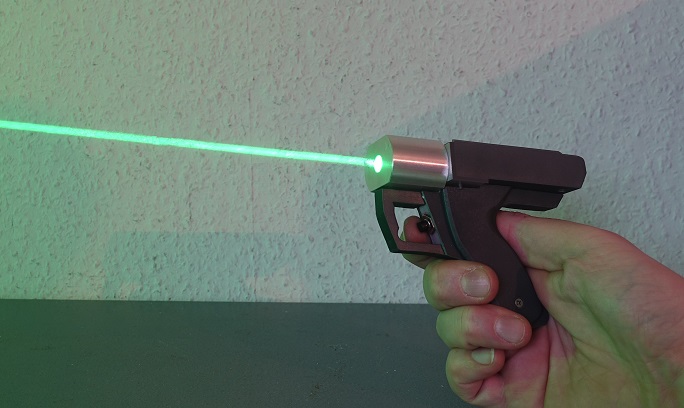 Custom made mini Phaser w/ working laser
