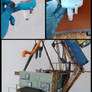 Scifi septic tank, made from junk