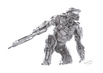 Halo 4 Drawing