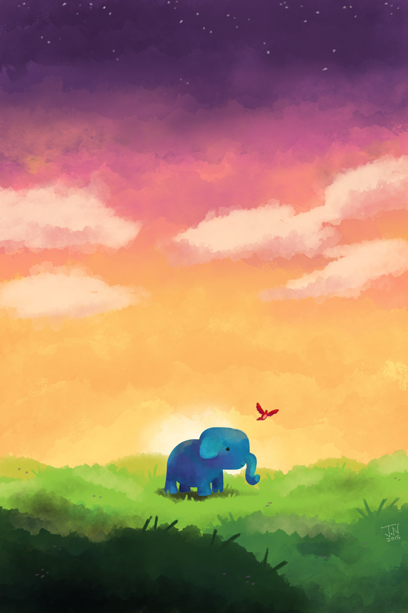 Elephant (and Friend)