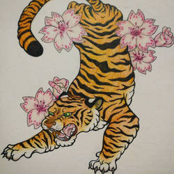 cherry tree tiger