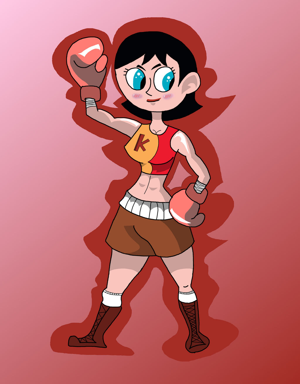 Miss Keane Boxing (PPG) by Alexander-Draws on DeviantArt