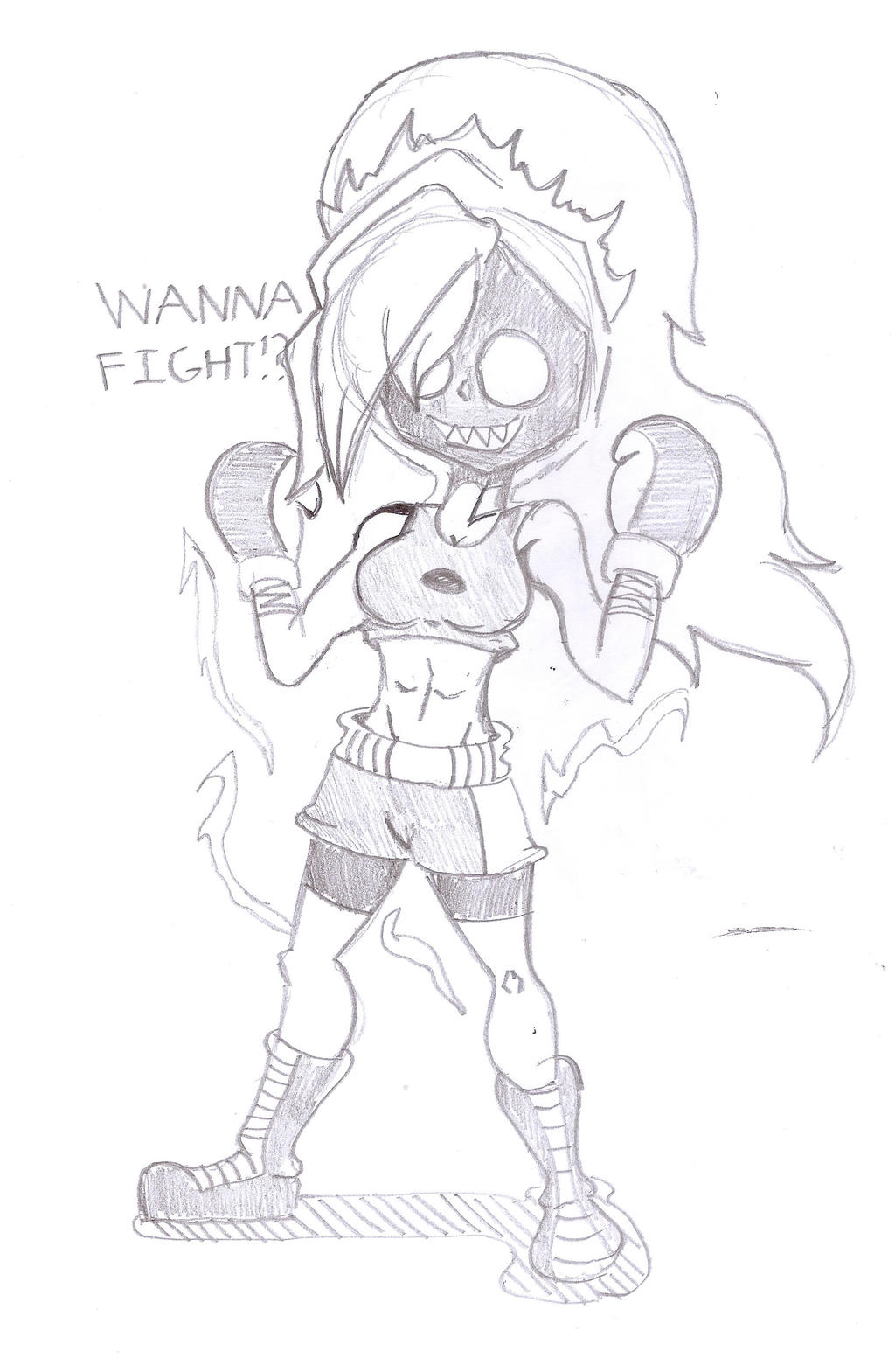 Cartoon Female Boxing on FemaleBoxing DeviantArt