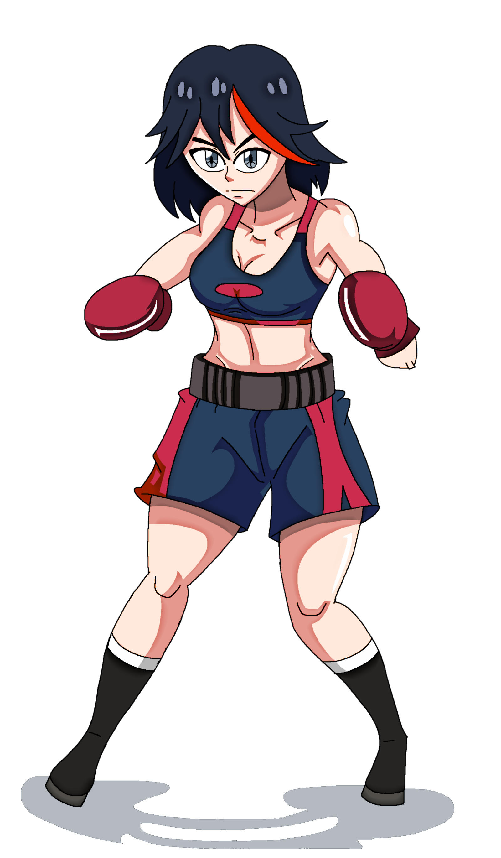 Ryuko Matoi (Boxing) by Alexander-Draws on DeviantArt