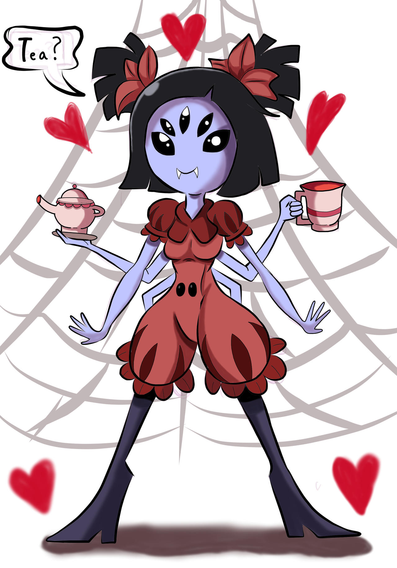 Muffet Raffle Muffet (Undertale) by Alexander-Draws on DeviantArt
