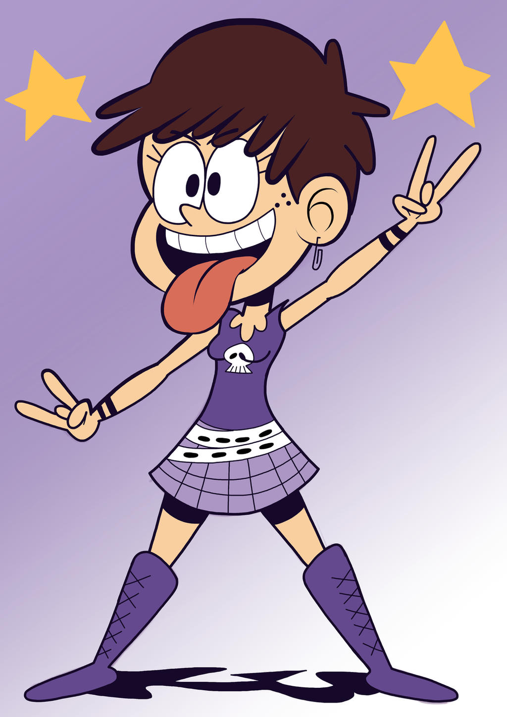 Luna Loud Rock On By Alexander Draws On DeviantArt luna-loud-rock-on-by-alexander-draws-on-deviantart