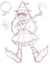 Star Butterfly As A Witch