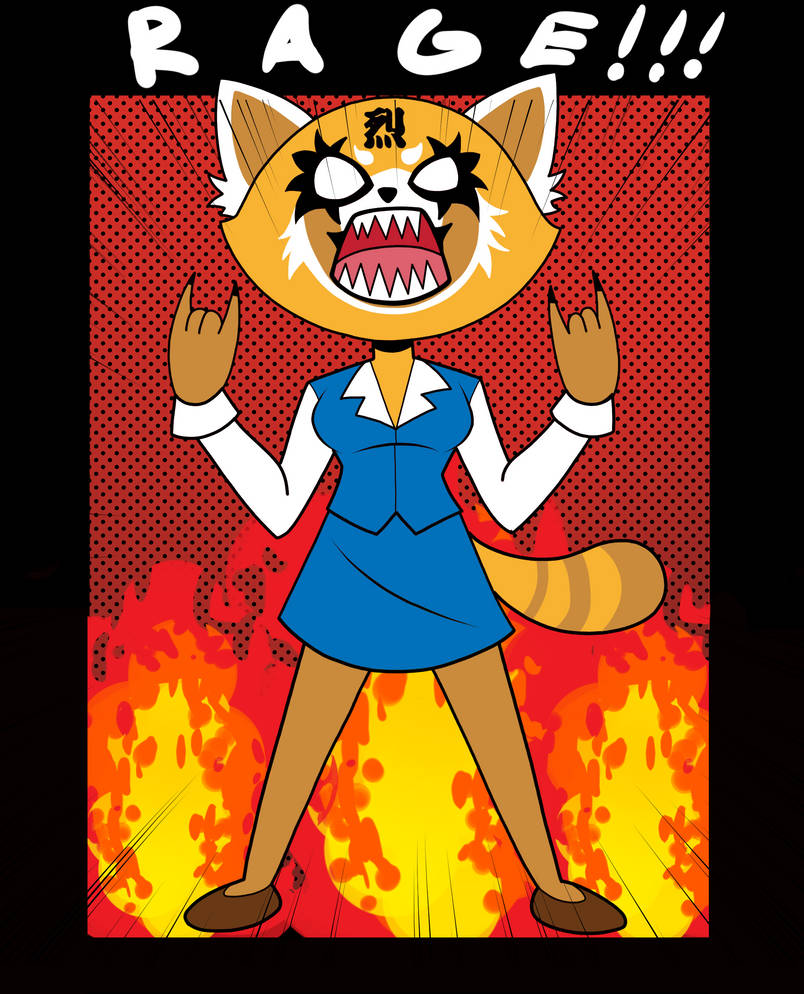 Odogaron Retsuko Retsuko (Aggretsuko) by Alexander-Draws on DeviantArt