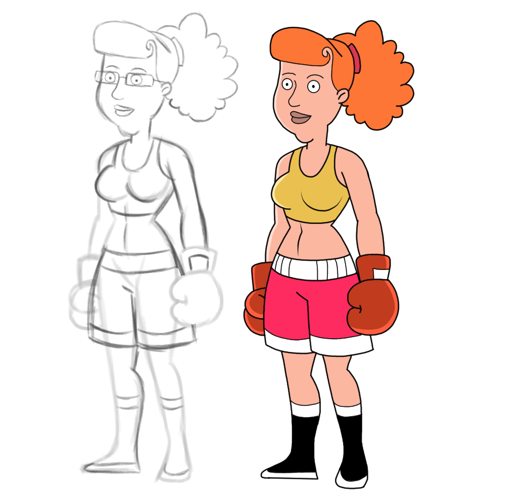 Patty The Boxer (Commission) by Alexander-Draws on DeviantArt