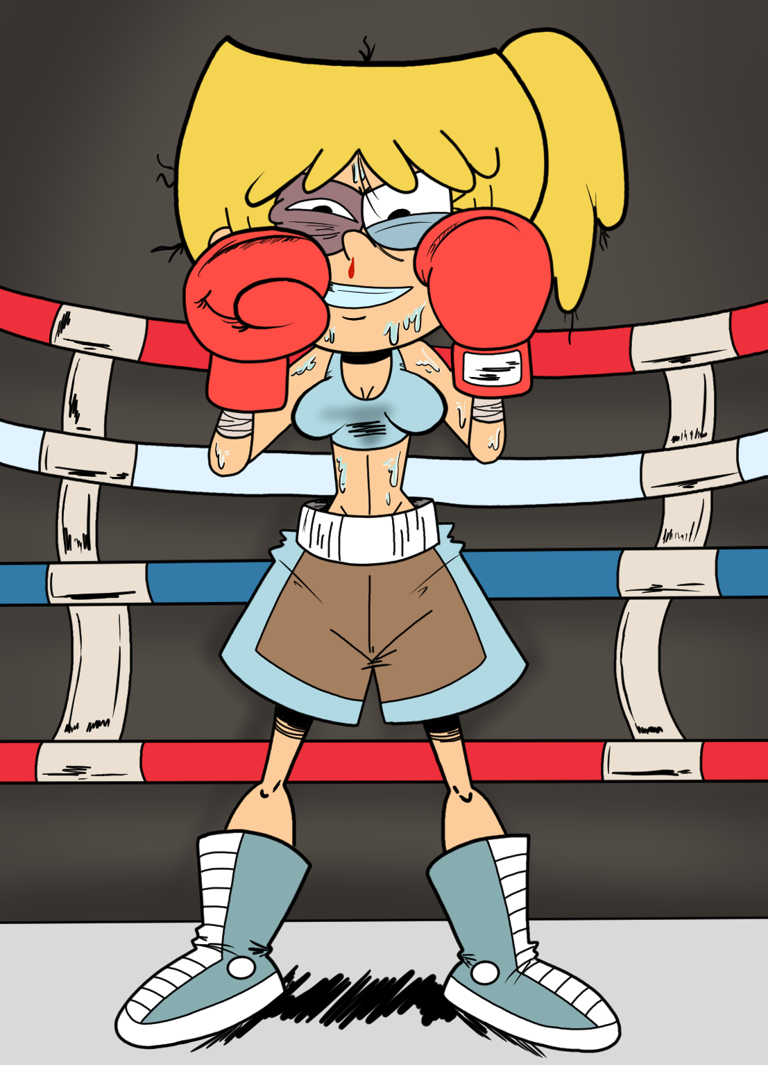 Leni Loud Vs Lori Loud BOXING Commission By Alexander Draws On leni-loud-vs-lori-loud-boxing-commission-by-alexander-draws-on
