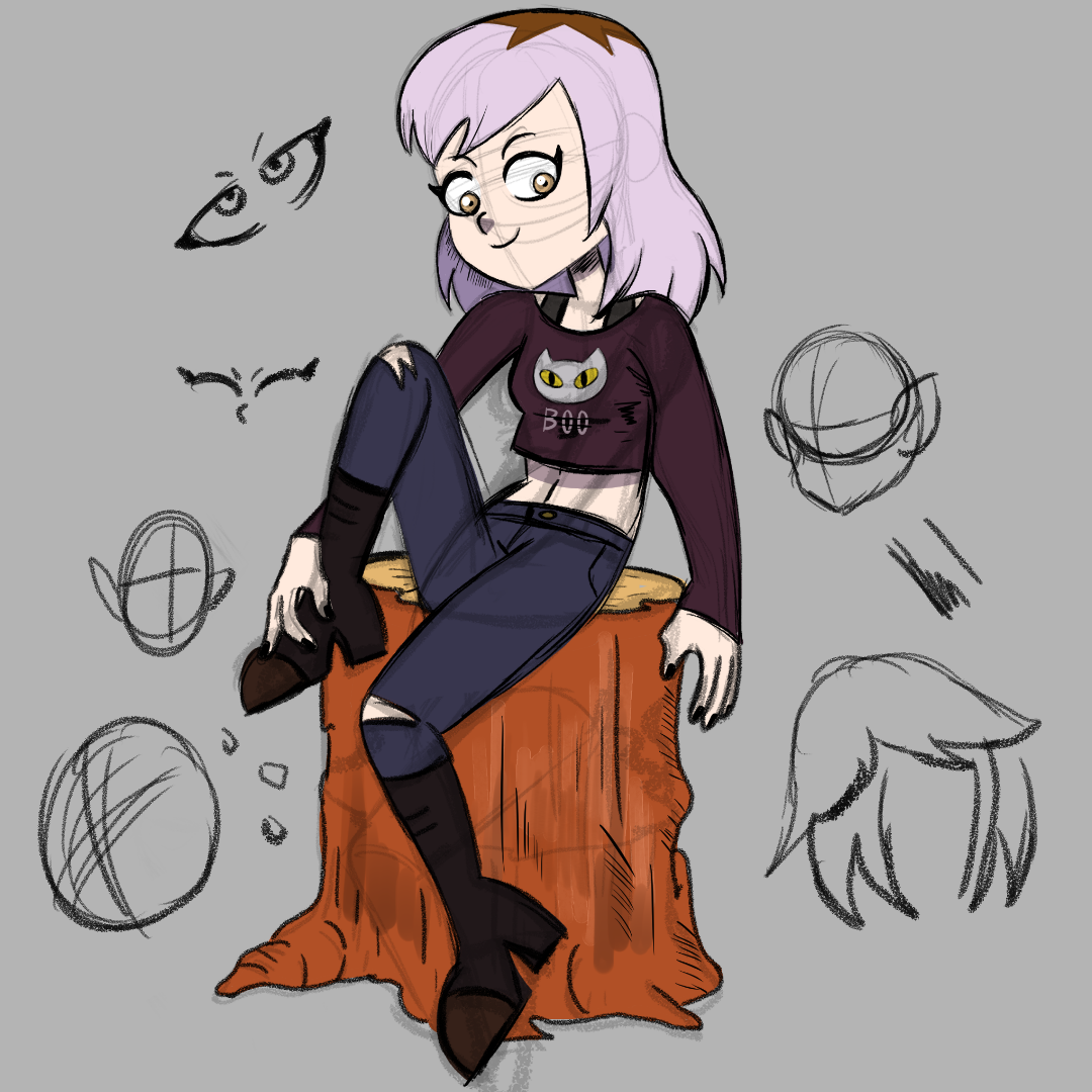 Amity Blight | The Owl House - Colored Sketch by Alexander-Draws on ...