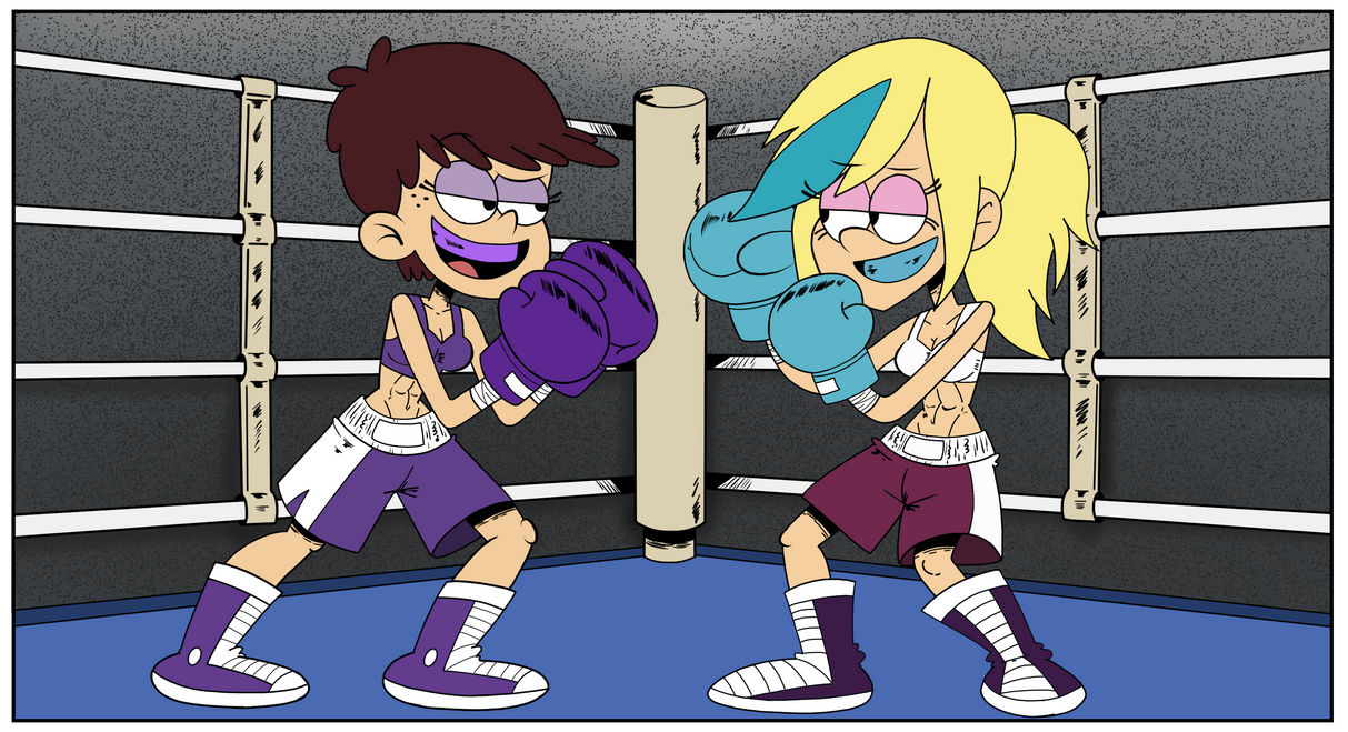 Luna Vs Sam - Love Taps (BOXING) - COMM by Alexander-Draws on DeviantArt