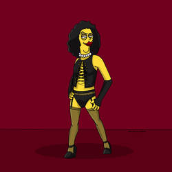 Dr. Frank N. Furter by SimpsonsCameos