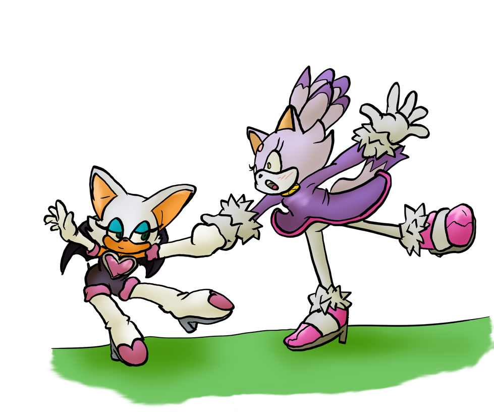 Rouge and Blaze Olympic Victory by sandelswagger on DeviantArt