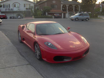 Ferrari F430 3-4 front view