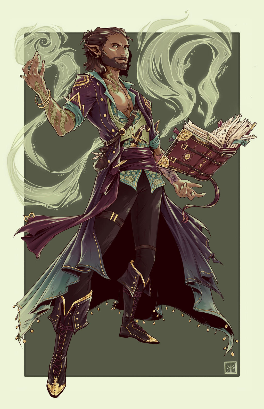 Green Wizard by OhHeyItsKaylaK on DeviantArt