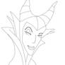 Maleficent Lineart