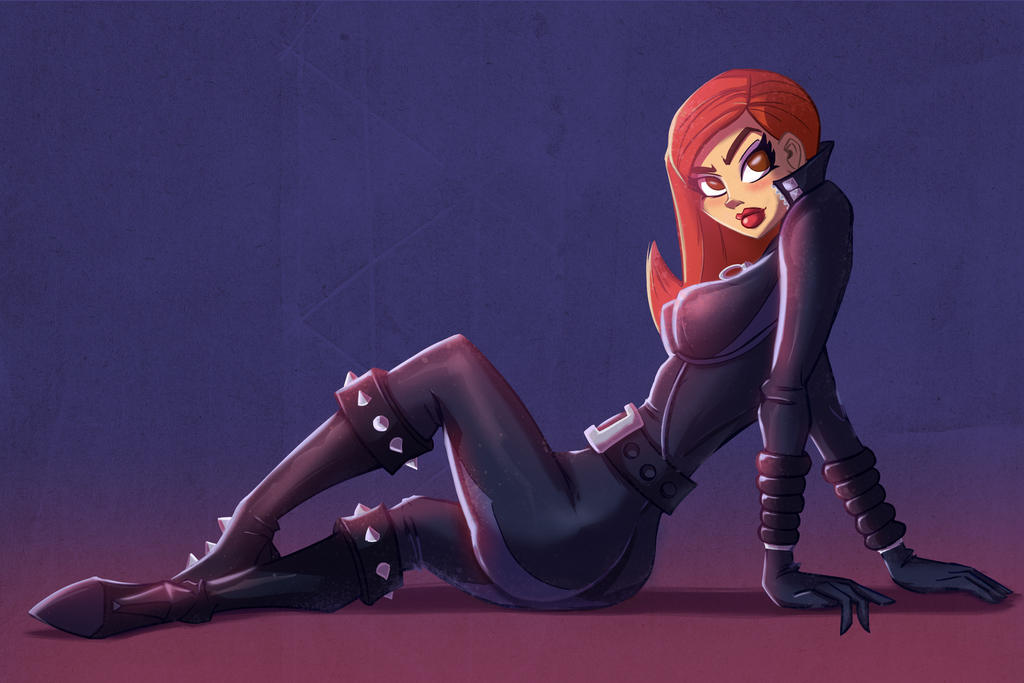 Black Widow pinup