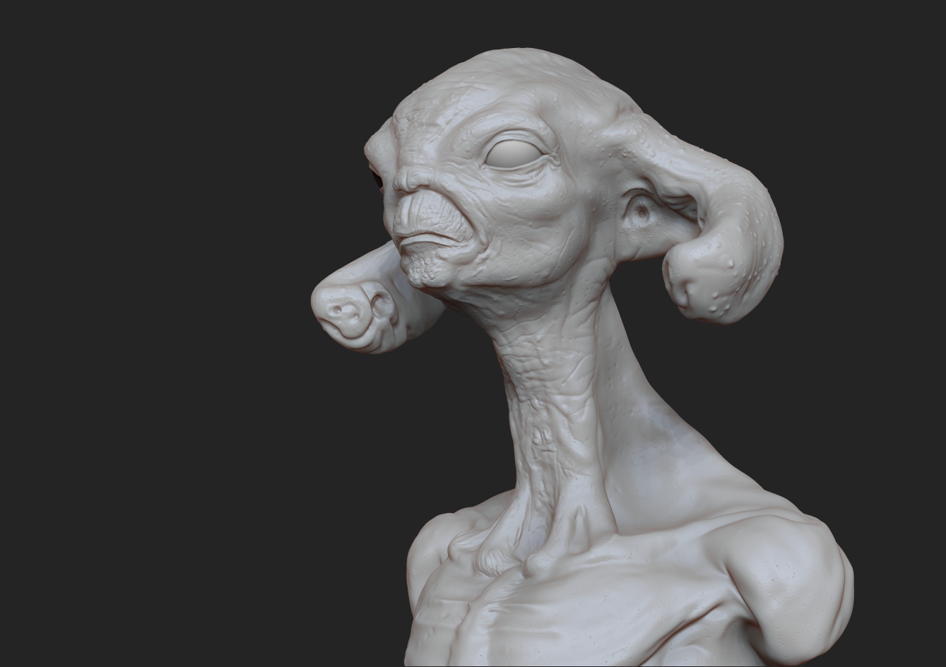 Alien textured