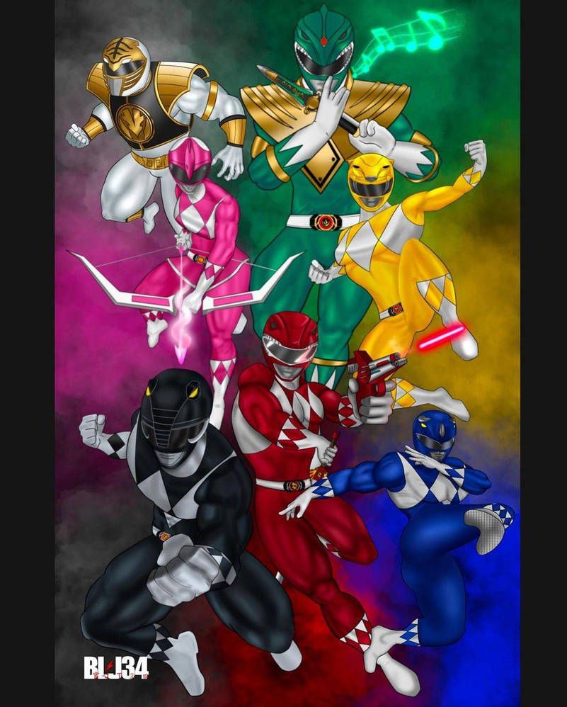 Mighty Morphin Power Rangers by BLJ34 on DeviantArt