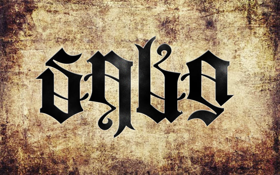 Saka Ambigram