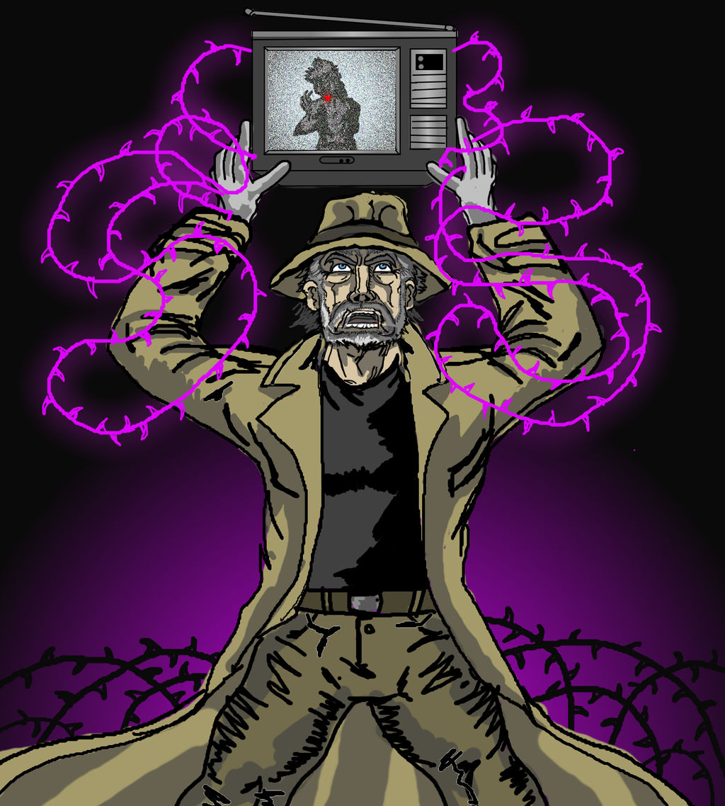 picture Hermit Purple Joseph Joestar Stardust Crusaders joseph joestar and hermit purple by