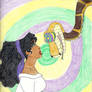 Esmeralda and Kaa