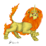 The Fire Lion Fakemon