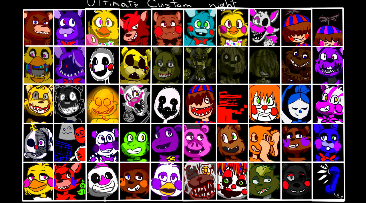 Ultimate Custom Night Fnaf Fanart. by Nadia08Viera on DeviantArt