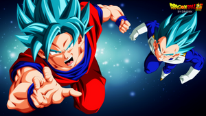Goku , Vegeta (Dragon Ball Super ) By DraDeK