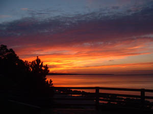 October Lake Erie Sunset