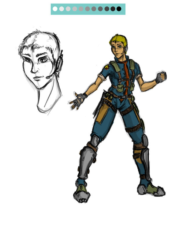 Female Concept 2 Color by FeirceRaven on DeviantArt