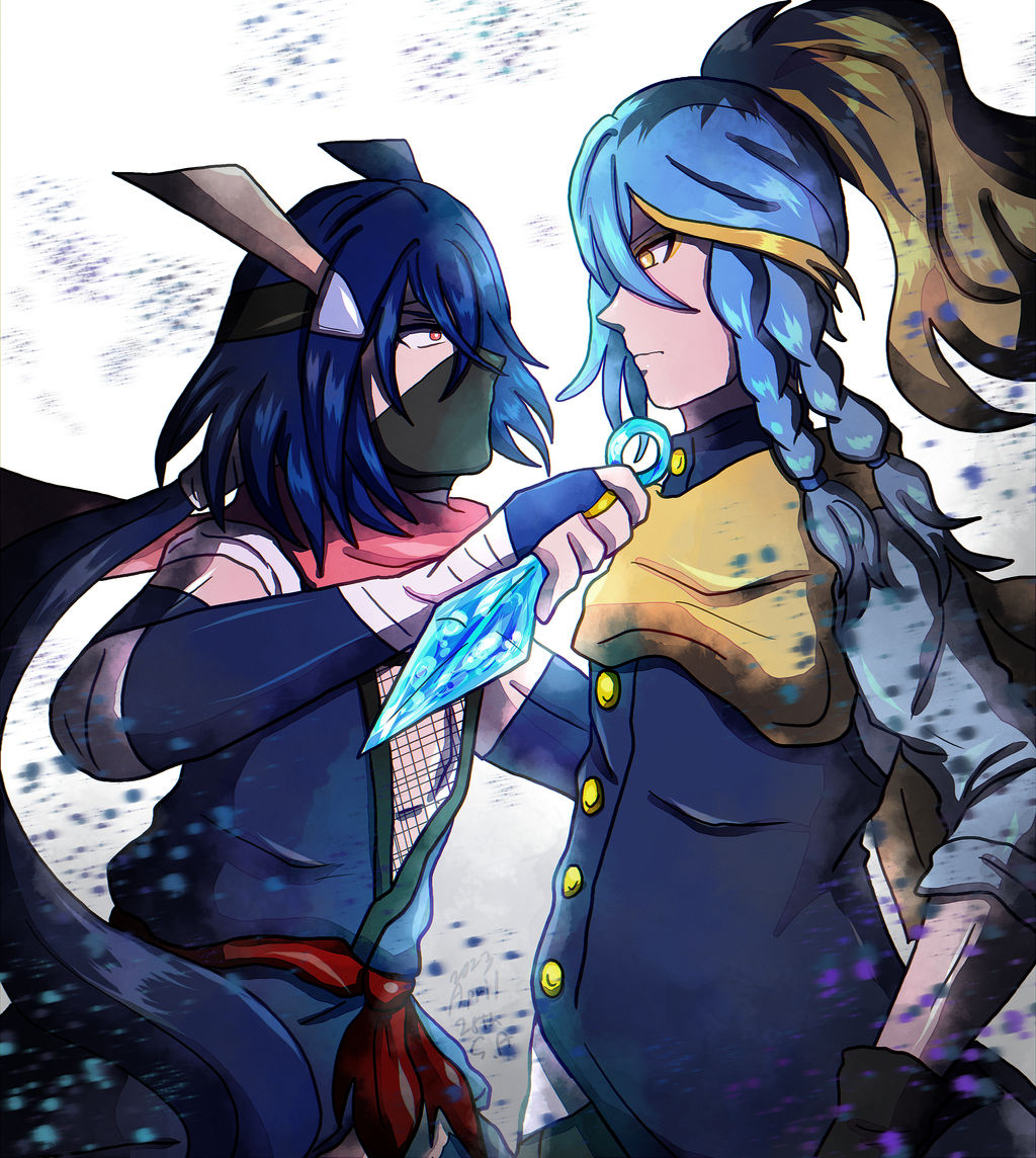 Gijinka Rascal Greninja and Inteleon Gijinka by sakuragi774 on DeviantArt