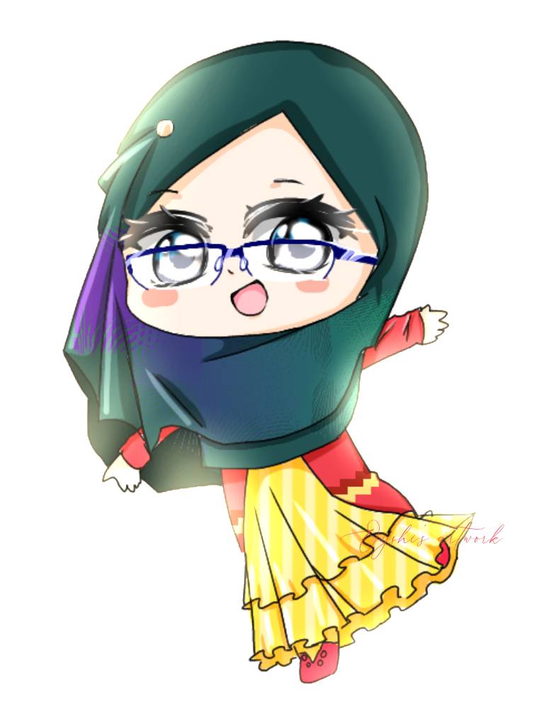 Cartoon hijab girl  Anime muslim, Pretty anime girl, Girl glasses anime