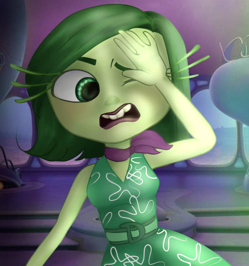 Disgust Inflation Deviantart Disgust from inside out by rxs2e on DeviantArt