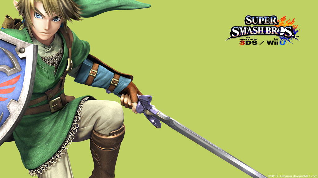 Link | Wallpaper| Super Smash Bros. Wii U/3DS by Gibarrar on DeviantArt