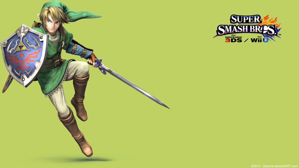 Link 2 | Wallpaper| Super Smash Bros. Wii U/3DS