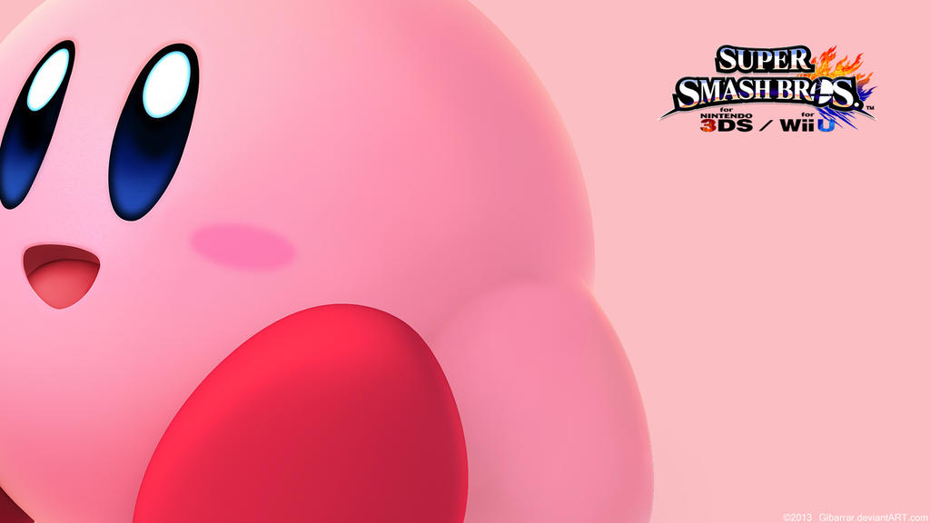 Kirby |Wallpaper| Super Smash Bros. Wii U/3DS