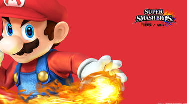 Mario |Wallpaper| Super Smash Bros. Wii U/3DS