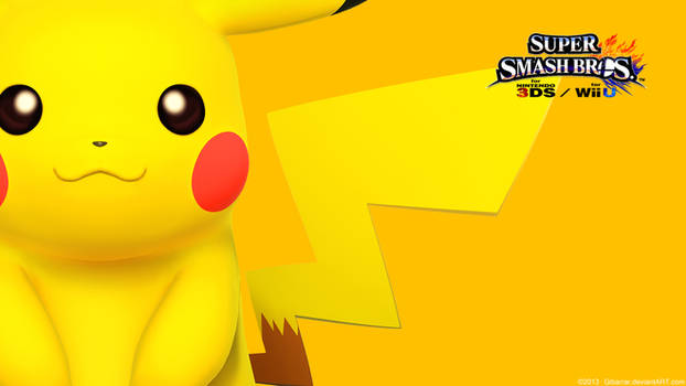 Pikachu |Wallpaper| Super Smash Bros. Wii U/3DS