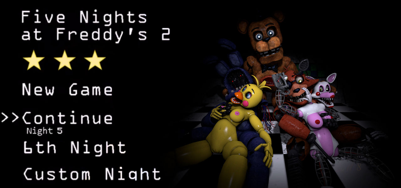 FNAF 2 Menu by Buillk8 on DeviantArt FNAF 2 Menu by Buillk8 on DeviantArt