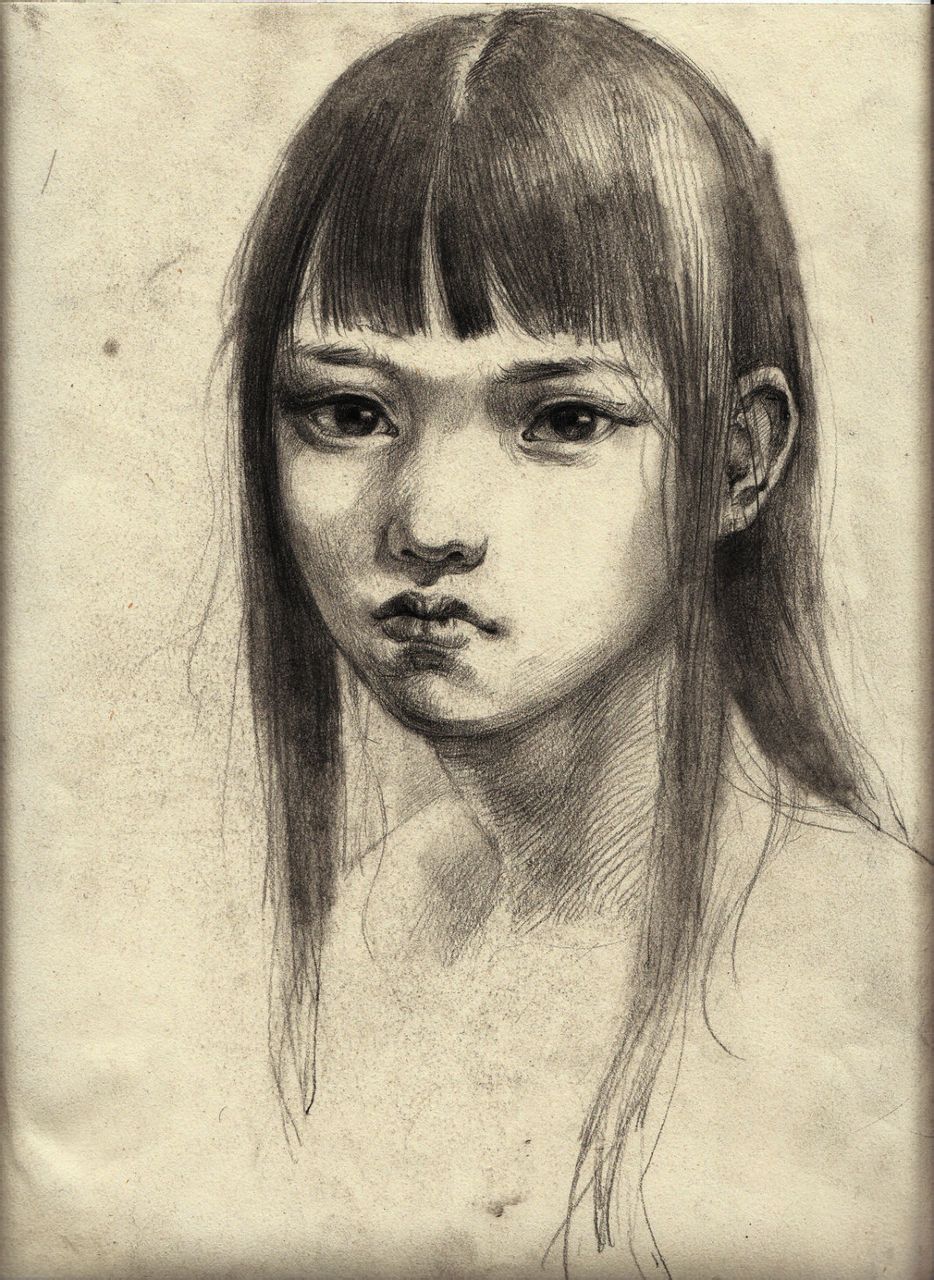 realistic young Kikyo