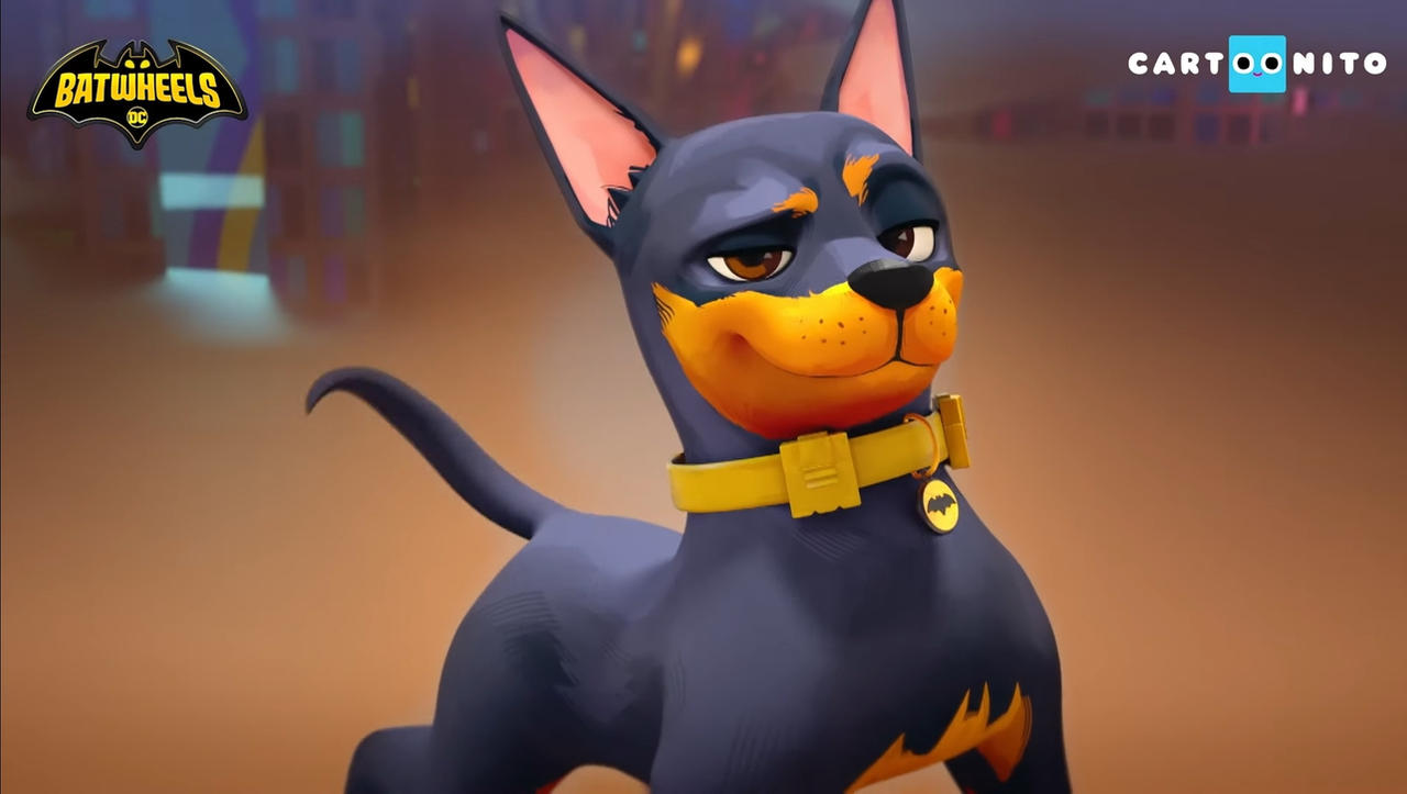 Batman's new dog! (Batwheels) by FaraWolfdog on DeviantArt