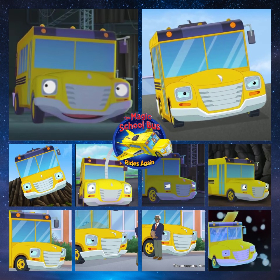 Bus Ride Deviantart Many faces of The Magic School Bus (Rides Again) by FaraWolfdog on ...