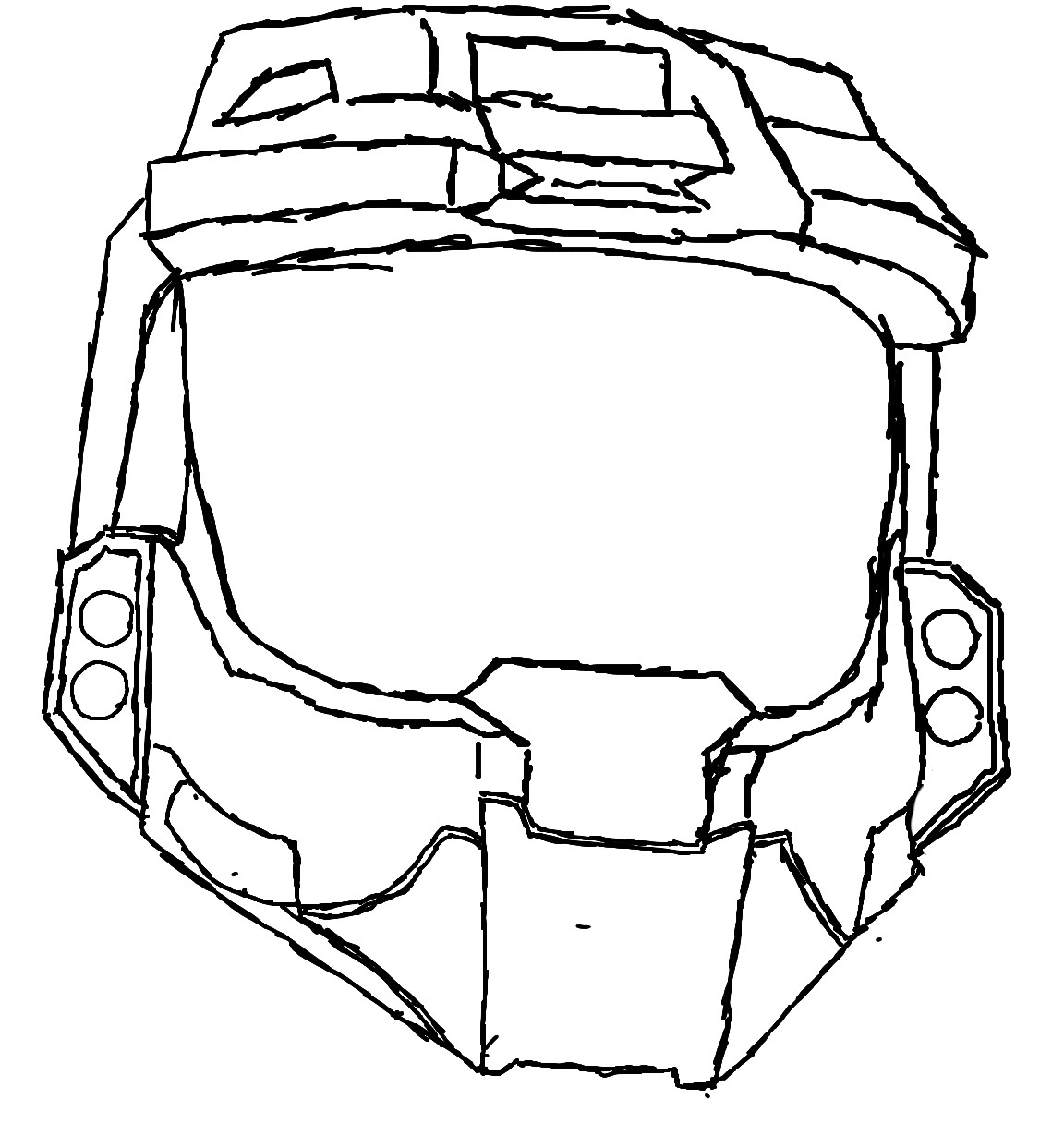Master Chief Line Master Chief Line art by jcherubini on DeviantArt