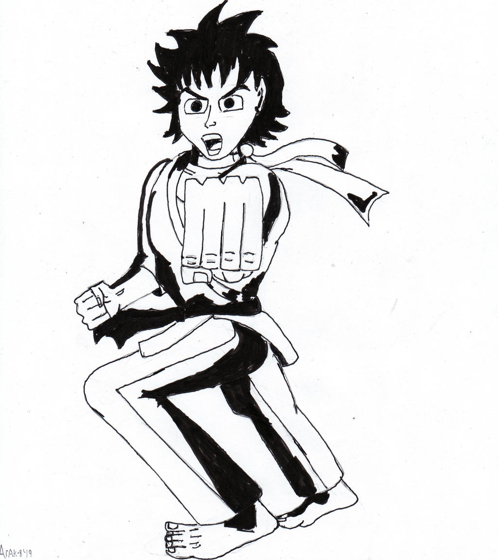 Makoto punching!