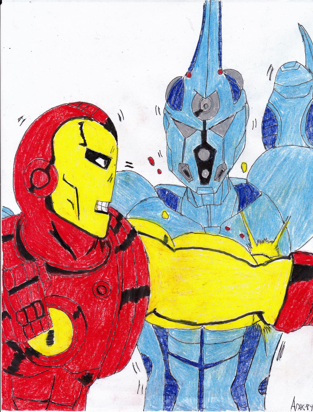Iron Man VS Guyver!