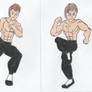 Fei Long strikes a pose!