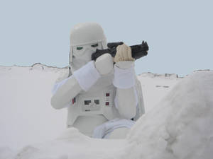Solitary Snowtrooper