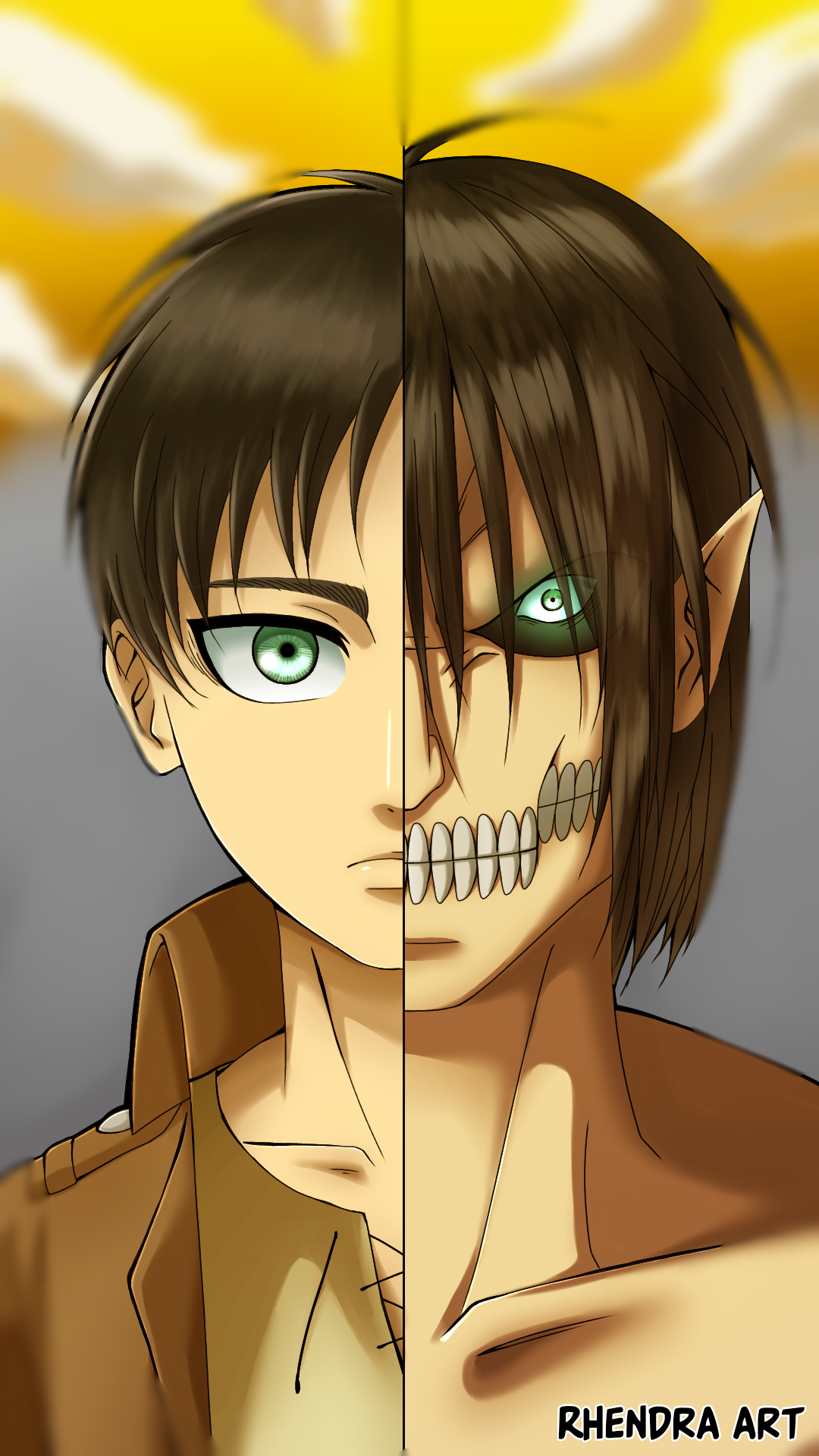 Eren Yeager | Attack Titan by RHendraArt on DeviantArt